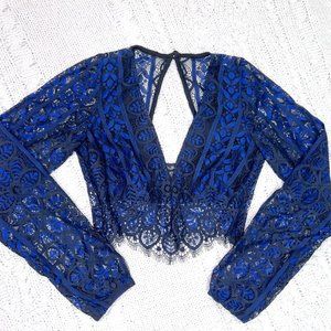 For Love & Lemons Lace Crop Top